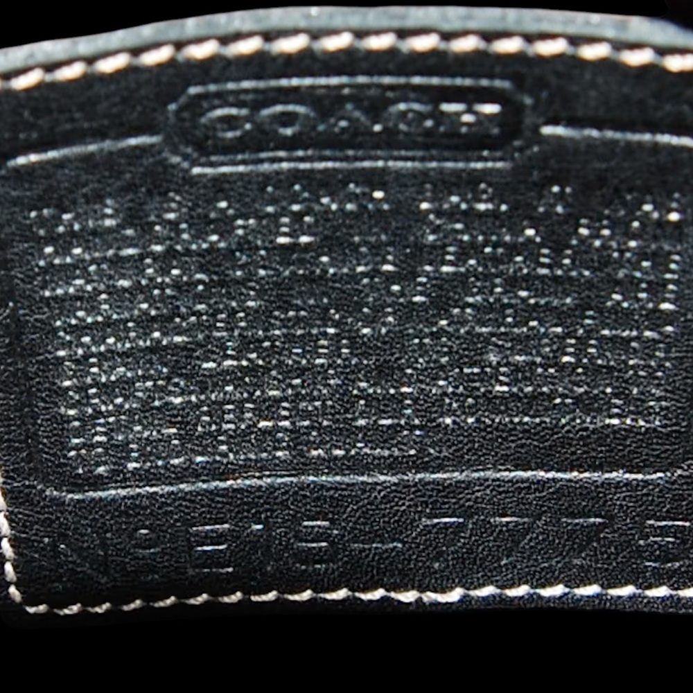 Coach Vintage Camera Crossbody Black Leather Bag Flap Style K0S-7775 NWOT - Picture 6 of 13